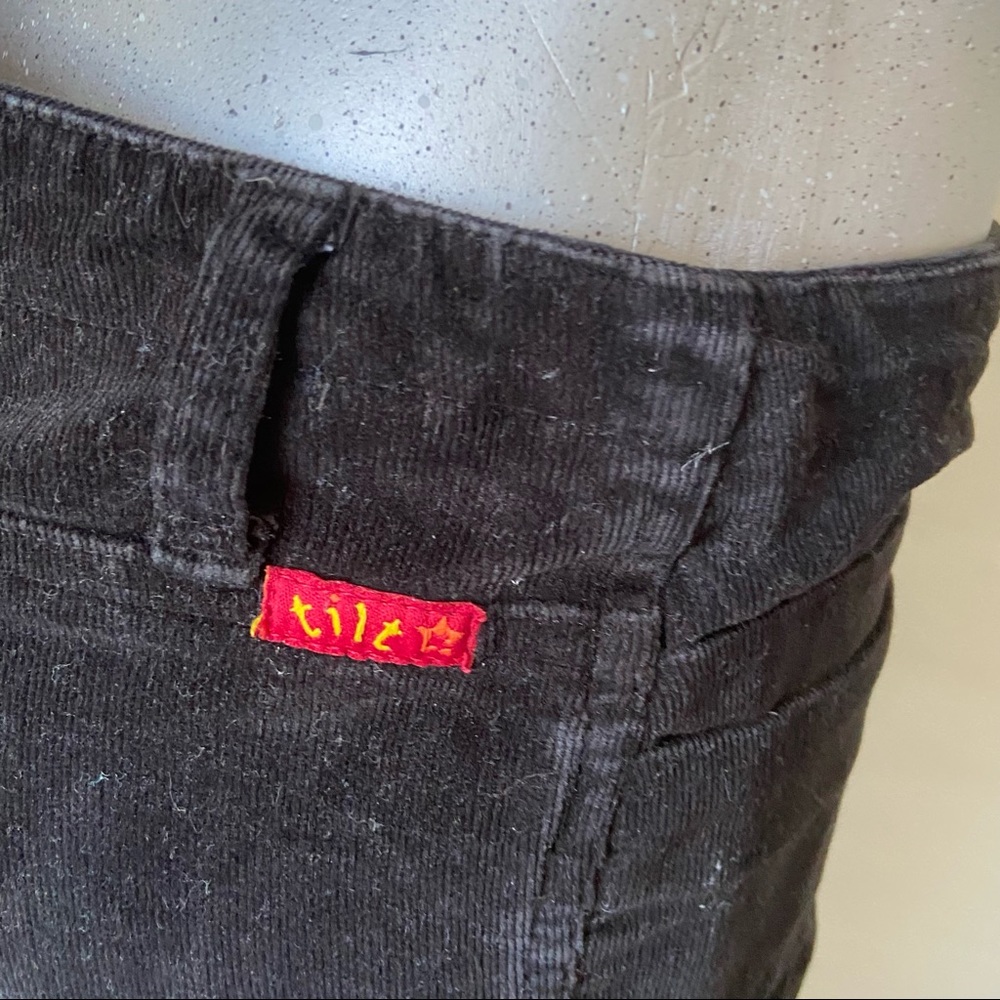 Vintage Y2K Tilt Corduroy Pants Flare Low-Rise 3-button Fly 2000’s Sz 29 Grunge - Picture 9 of 12